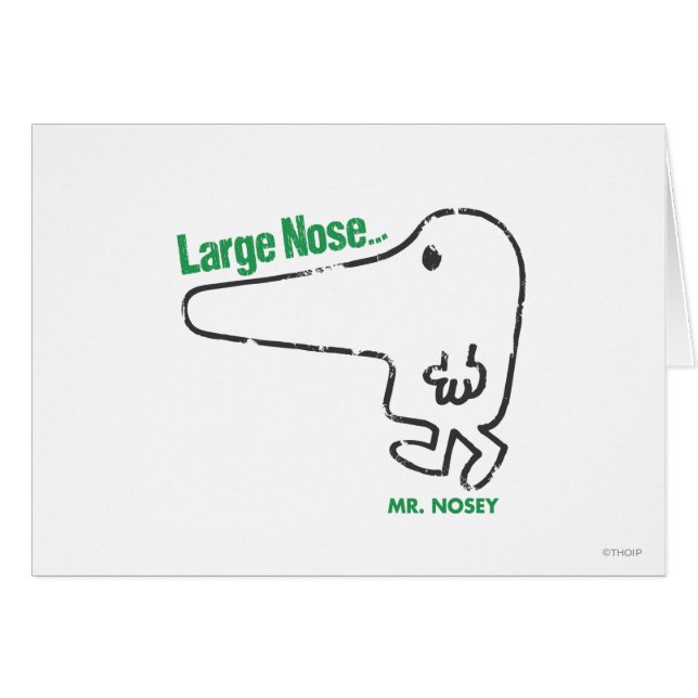 M. Nosey | Gros nez (Devant horizontal)