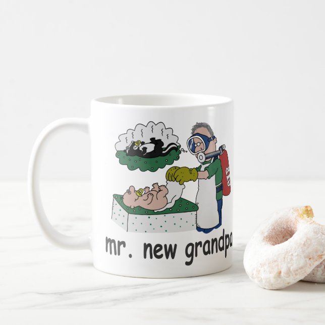 M. NOUVEAU GRANDPA Mug (Avec donut)