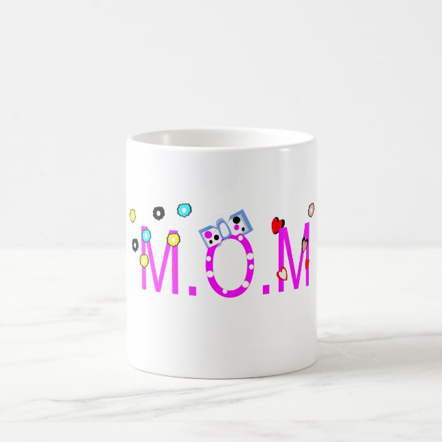M.O.M Ma douce maman ! Café Mug (Centre)