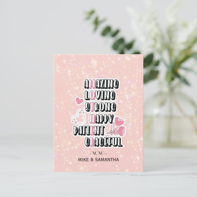 M.O.T.H.E.R. - A Tribute to Moms Postcard (Standing Front)