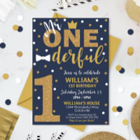 M. Onederful Invitation Marine et Or