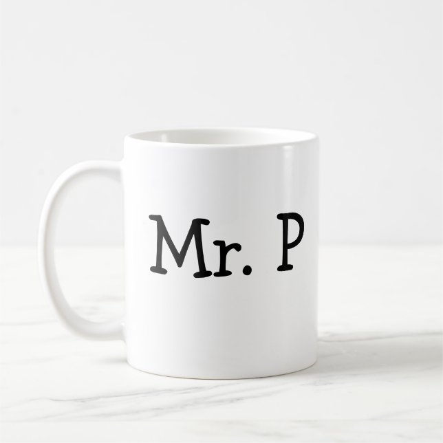 M. P Enseignant / Éducateur Mug (Gauche)
