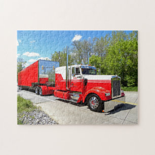 M. Page Puzzle rouge et blanc W900L