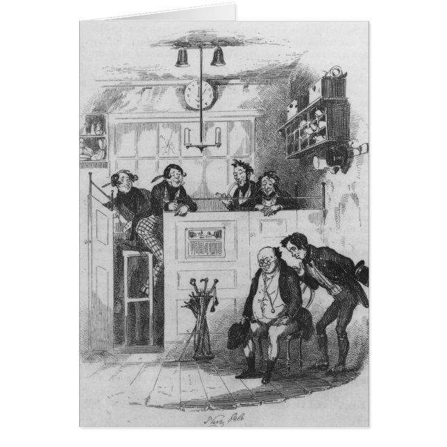 M. Pickwick et Sam dans le bureau de la mandataire (Devant)