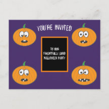M. Pun ! Carte Invitation Halloween