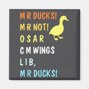 M R Ducks M R Not O S M R C M Funny Wings Quote Pu Magnet