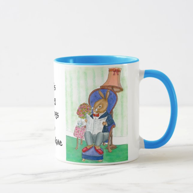 M. Rabbit Café Mug à personnaliser (Droite)