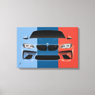 M-Racing M2 Art Canvas Print