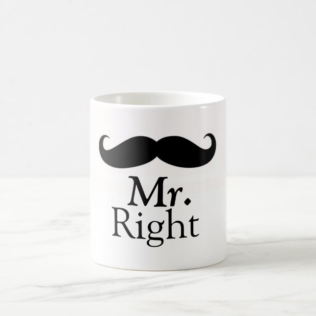 M. Right mug Café mug pour lui (Centre)