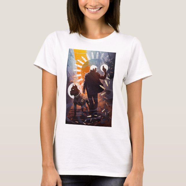 M&S Simon & Peaches T-shirt - Art by Galen Dara (Front)