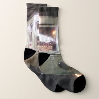 M&SC Large All-Over-Print Socks