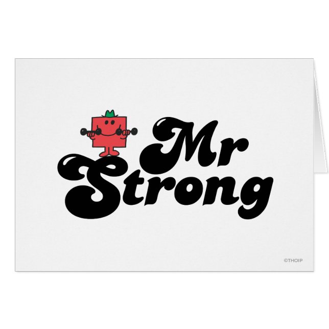 M. Strong | Poids et lettres bulles (Devant horizontal)