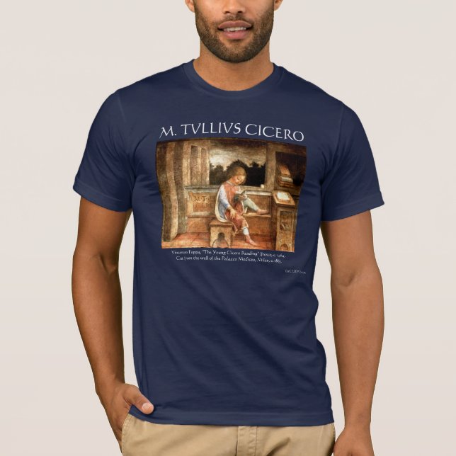 M. Tullius Cicero (double sided) T-Shirt (Front)