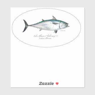 M Vinyl False Sticker ovale Albacore