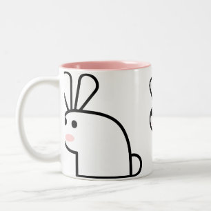 M. White Wabbit Mug