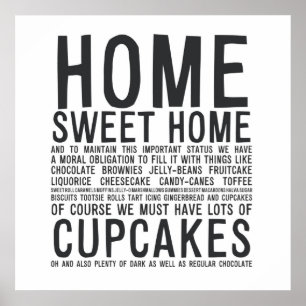 MA020 HOME SWEET HOME POSTER