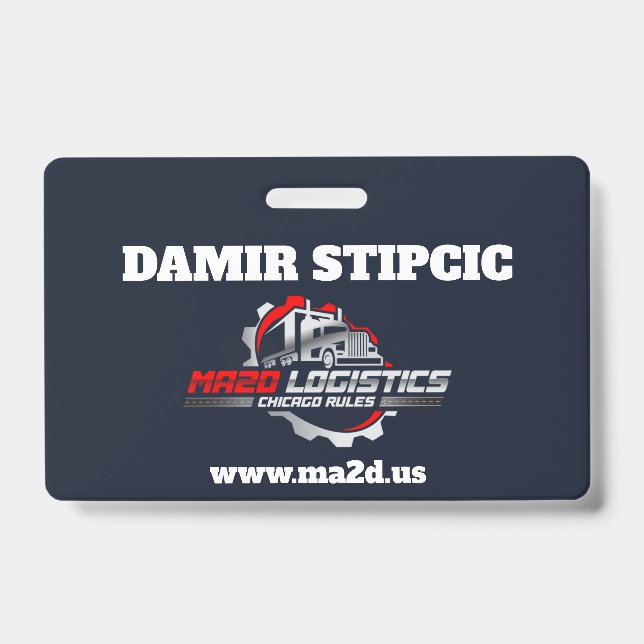 MA2D LOGISTIC  BADGE (Front)