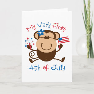 Ma 1ère 4e carte de singe fille