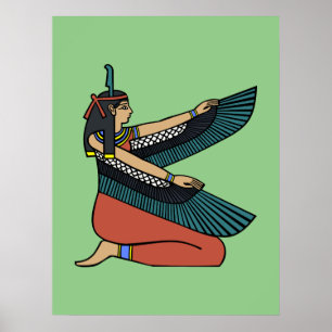 Ma’at (Egyptian Goddess) Poster
