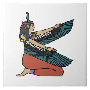 Ma’at (Egyptian Goddess) Tile