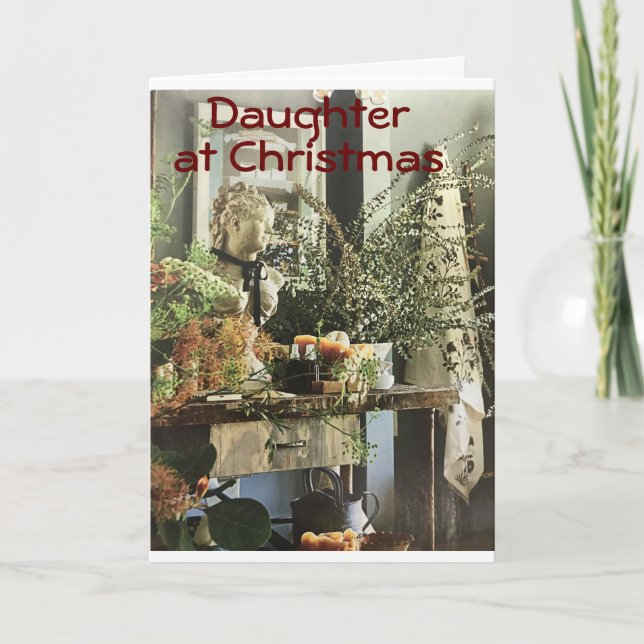 MA BELLE FILLE FAIT DE NOËL UNE CARTE MERRIER (Devant)