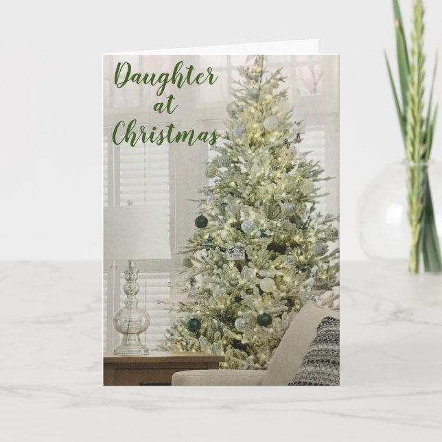 MA BELLE FILLE FAIT DE NOËL UNE CARTE MERRIER (Devant)