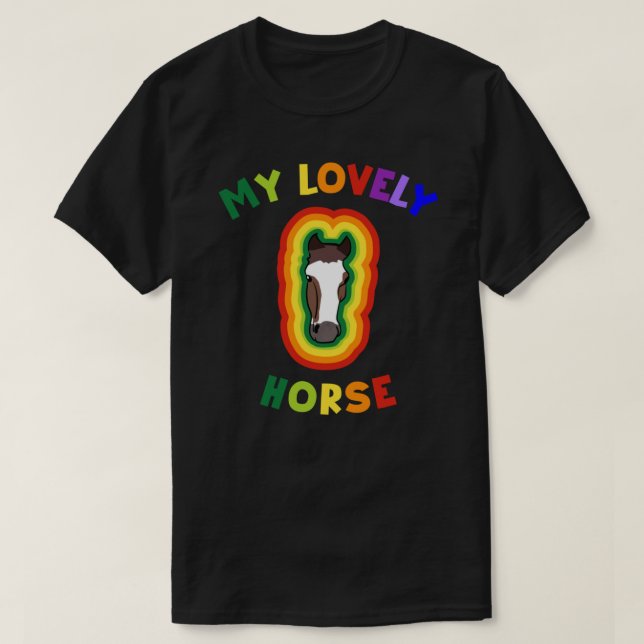 Ma belle T-shirt classique Cheval (Design devant)
