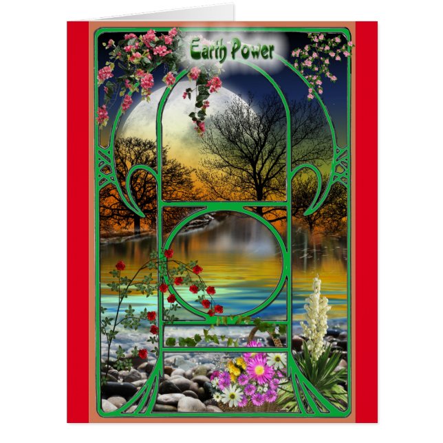 Ma carte d'alimentation Earth (Devant)