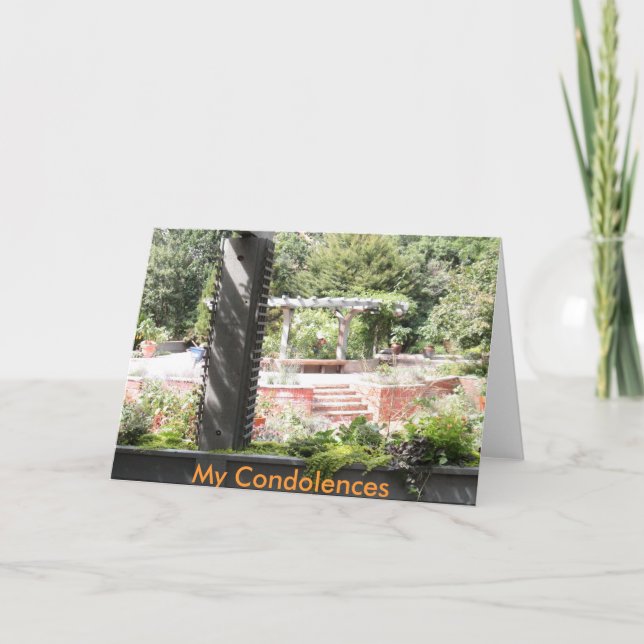 Ma carte de sympathie de condoléances (Devant)