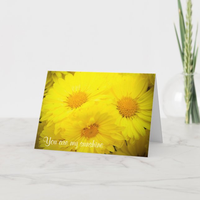 Ma carte de voeux Sunshine (Devant)