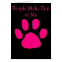 Ma carte d'humour d'animal familier