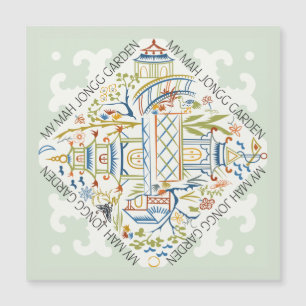 Ma carte magnétique de jardin Mah Jongg