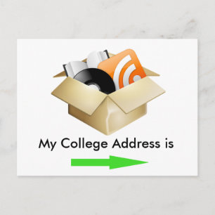 Ma carte postale de faire-part d'adresse