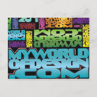 Ma carte postale World Of Design