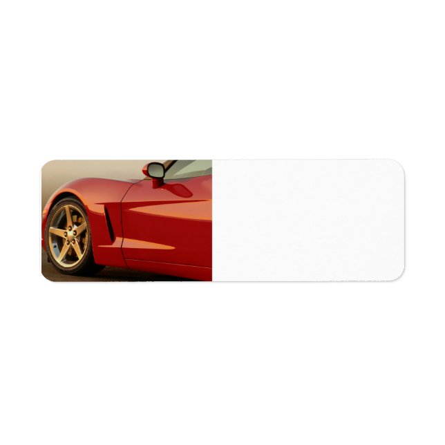 Ma Corvette rouge (Devant)