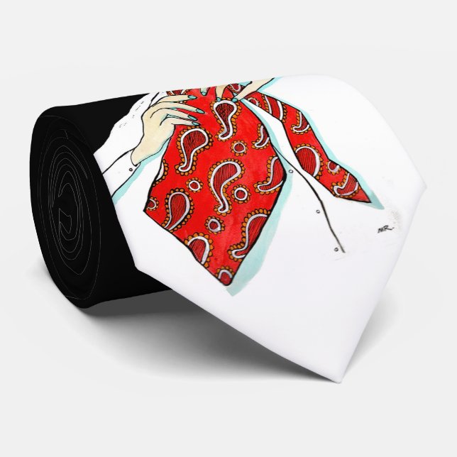 Ma cravate me tue ! (Roulé)