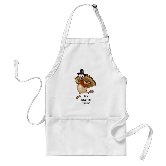 Ma dinde préférée ! Tablier de cadeau de (Devant)