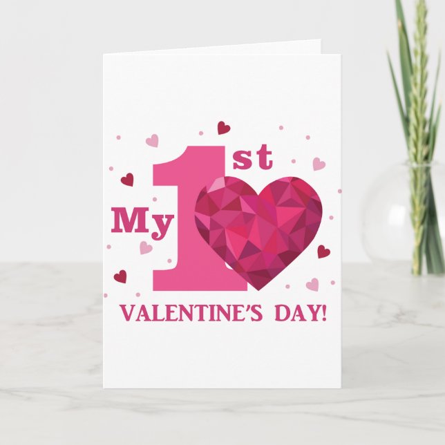 Ma ?ère carte de voeux de Saint-Valentin (Devant)