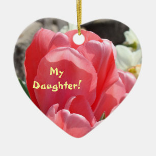 Ma Fille! ornements Tulipes Roses Amour Poupée!