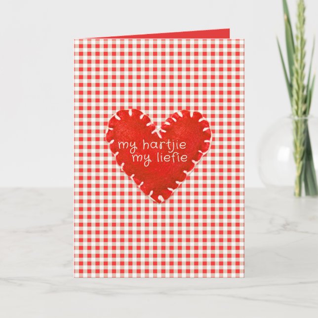 Ma Hartjie Ma carte cardiaque appliquée à vie (Devant)