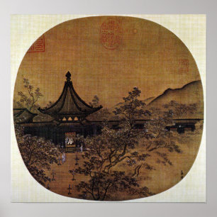 Ma Lin Song Dynasty Chinese Painting Poster