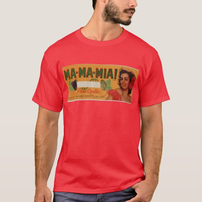 Ma Ma Mia Grapes T-Shirt (Front)