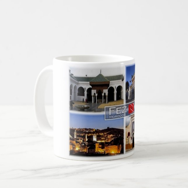 MA Maroc - Fès - Mug de café (Devant gauche)