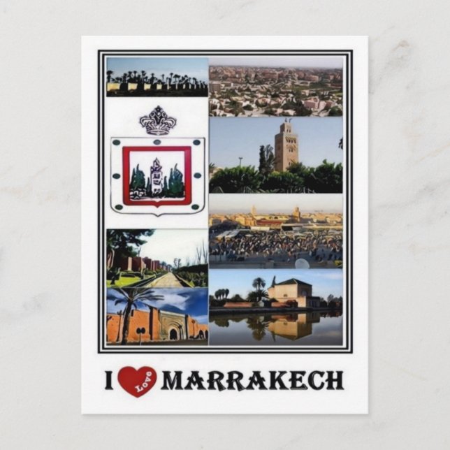 MA Morocco - Marrakech Postcard (Front)