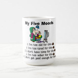 Ma Mug de café Cinq Humeurs
