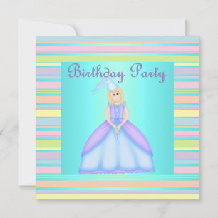 MA PETITE PRINCESSE ANNIVERSAIRE INVITATION DU PAR