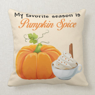 Ma saison préférée est coussin d'épice de