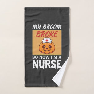 Ma Sorcière Broom a C cassé Nurse Halloween