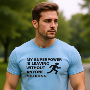 Ma Superpuissance Laisse Un T-Shirt D'Introduction