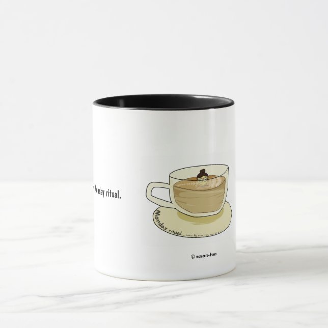 Ma tasse à café rituelle du lundi (Centre)